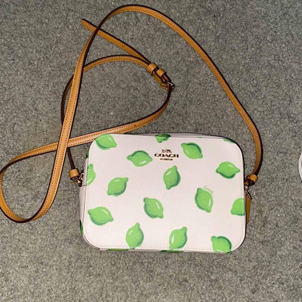 Coach Lime Print Crossbody